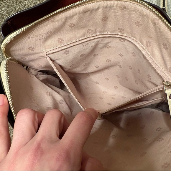 Kate Spade Ivory Tote with Detachable Strap - Picture 10 of 16